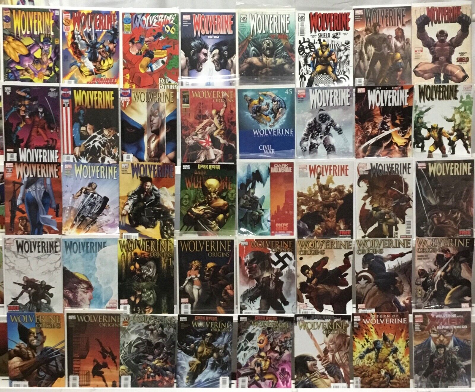 Marvel Comics - Wolverine - Comic Book Lot of 40 Issues