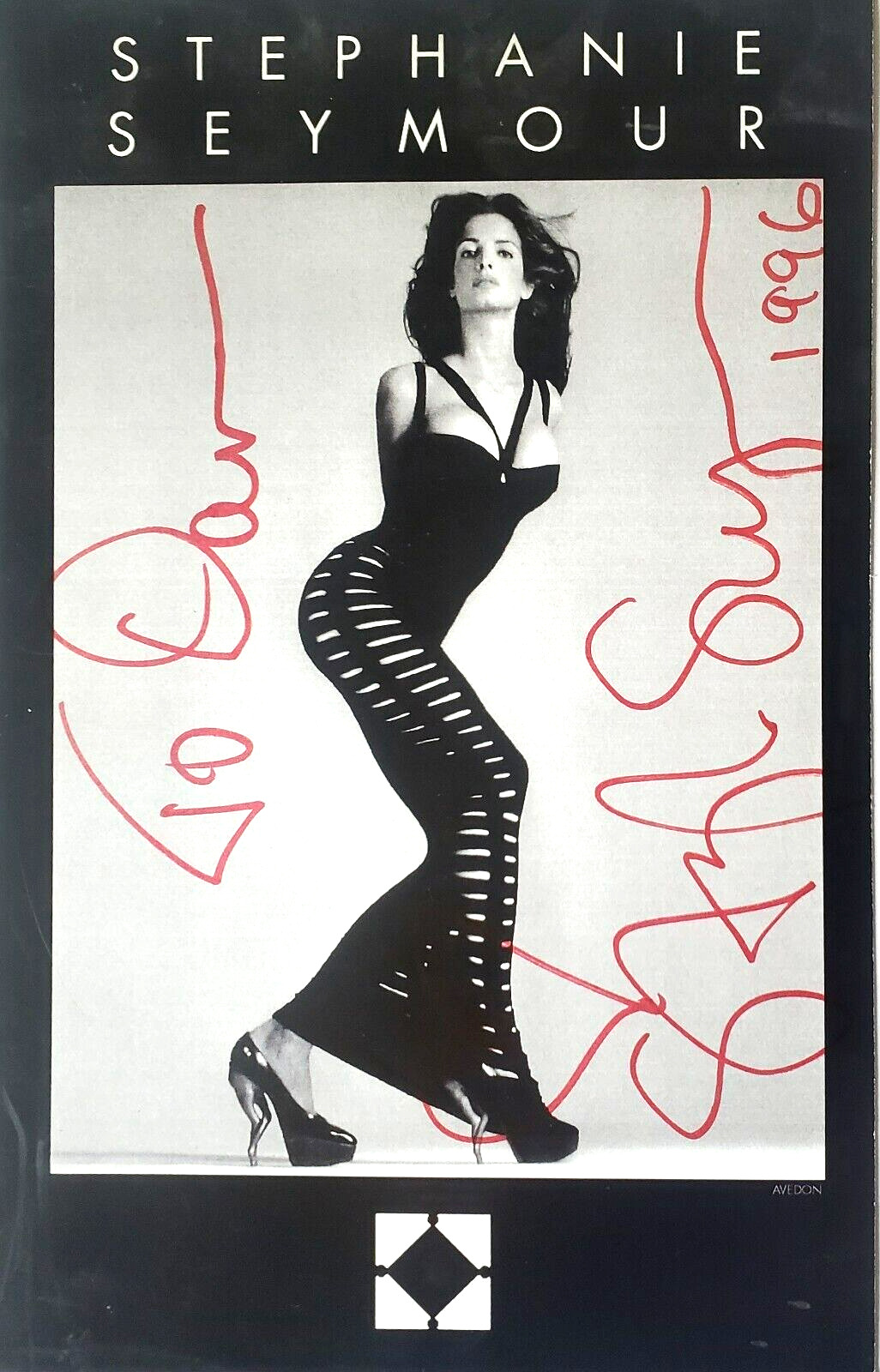 Autograph Stephanie Seymour 5x8 Original Signed Hollywood Actress Photo