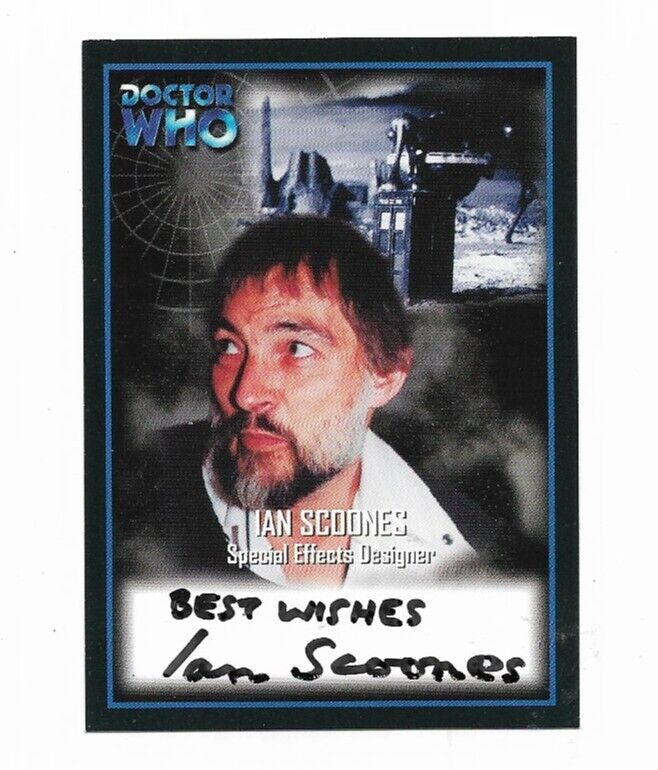 2001 Doctor Who The Definitive 2 ~ Autograph Card ~ AU12  Ian Scoones
