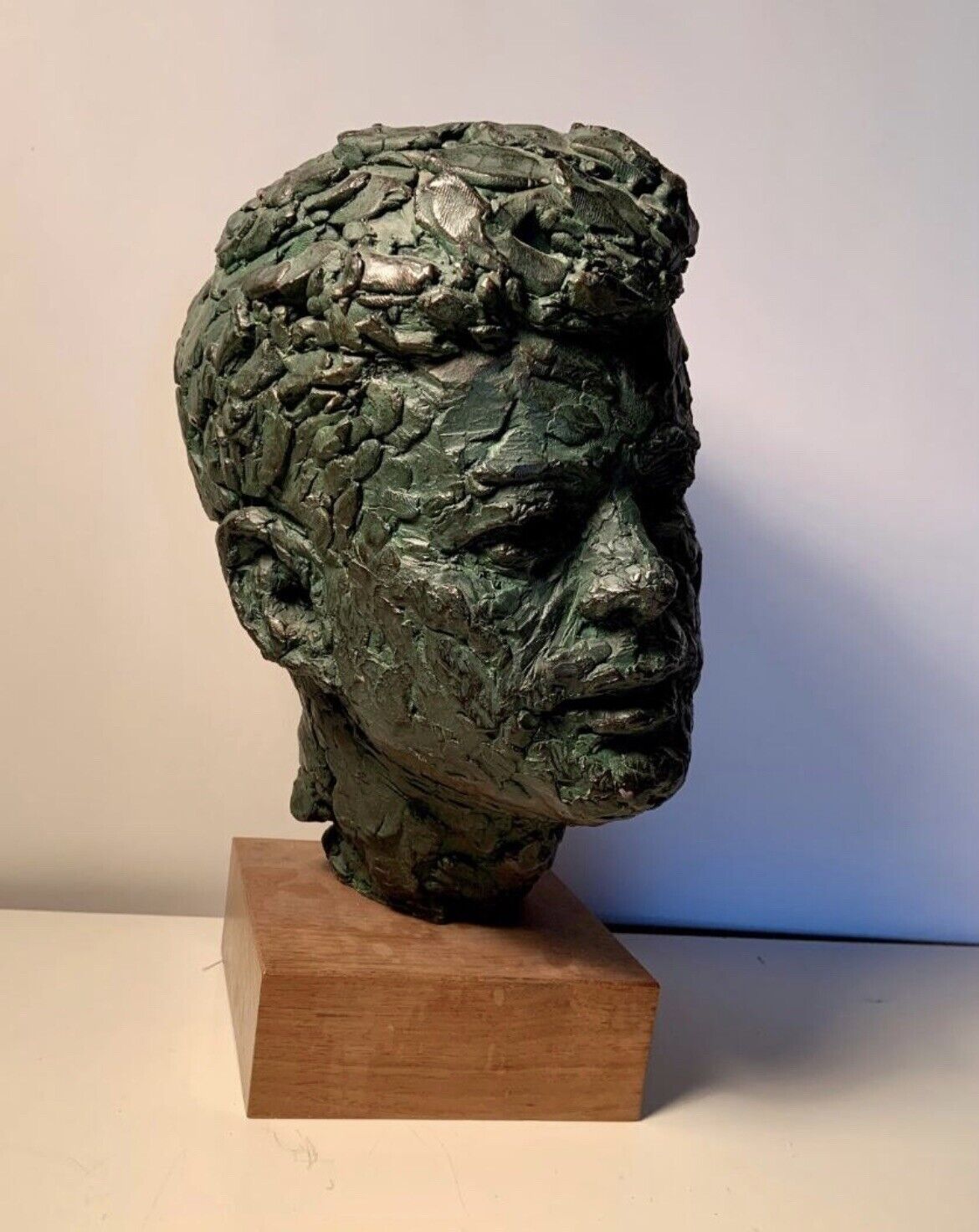 John F Kennedy Bust Alva Studio/Museum Reproduction Of Sculpture 12”-14”