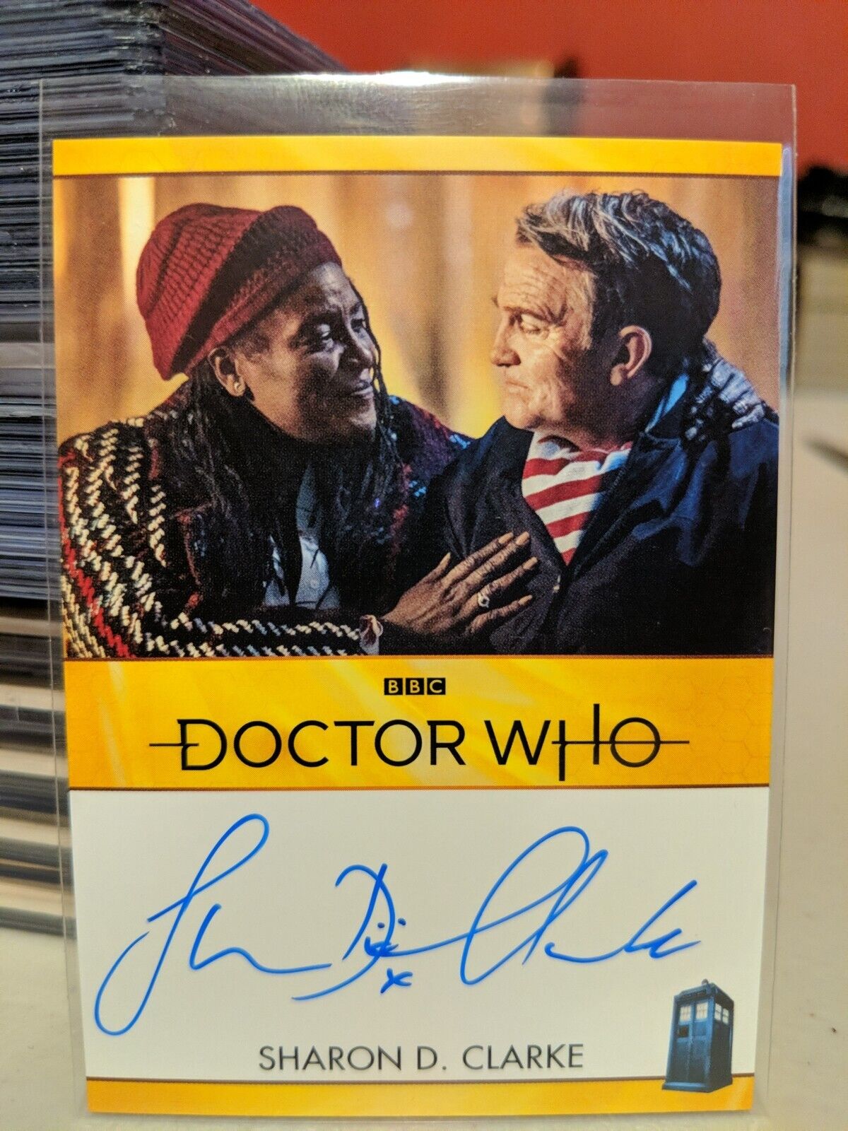 Doctor Who Series 11 & 12 Sharon D. Clarke Autograph Card as Grace O\'Brien 2022 