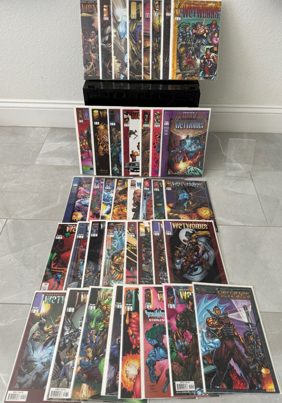 WETWORKS 1994 #1-41 + SOURCEBOOK Near complete  RUN-SET AVG NM IMAGE