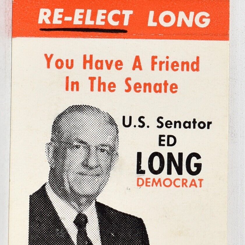 1964 Ed Edward V Long US Congress Senator Missouri Democratic Party Political
