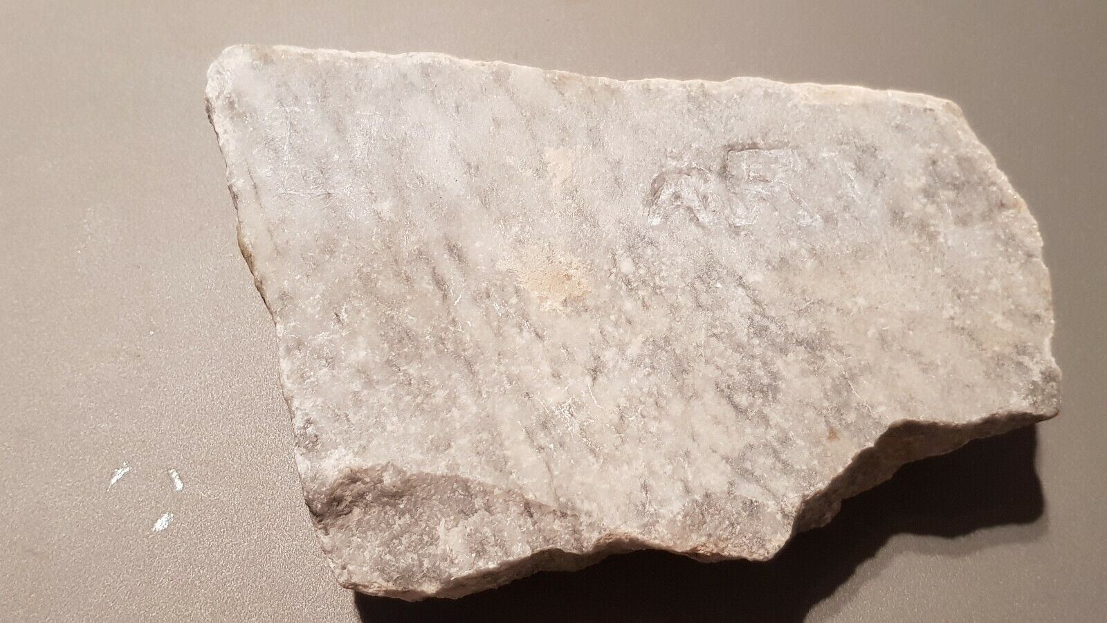 Very rare piece of Roman/Greek ingraved mable slab Please read description L125x