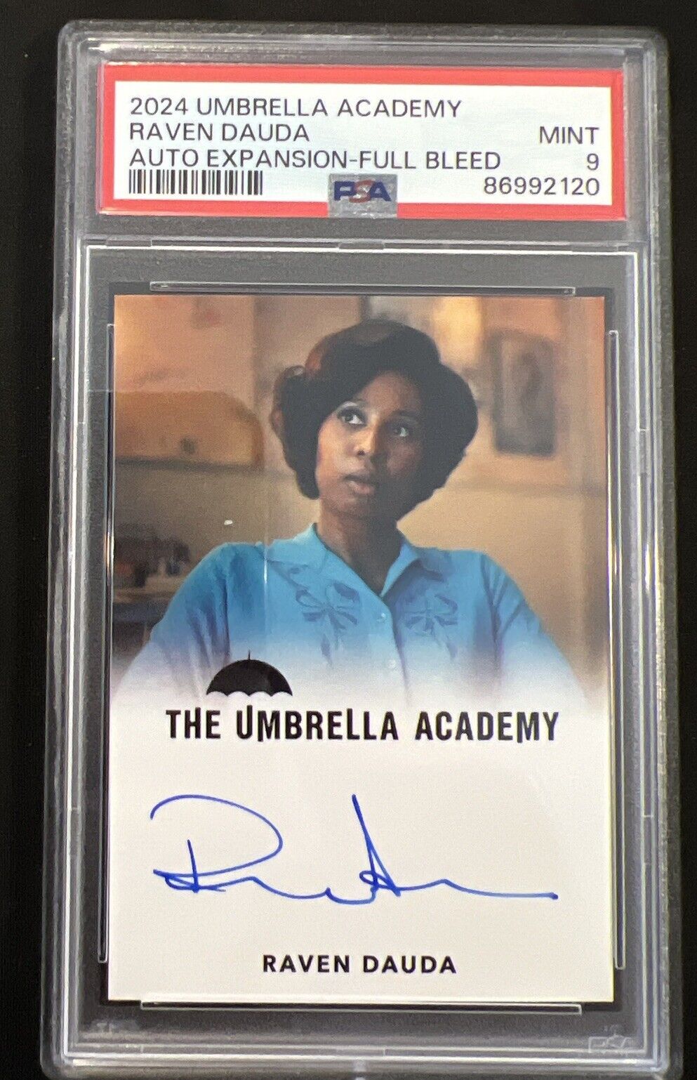 Umbrella Academy, 2024 Expansion Autograph, Raven Dauda as Odessa PSA 9