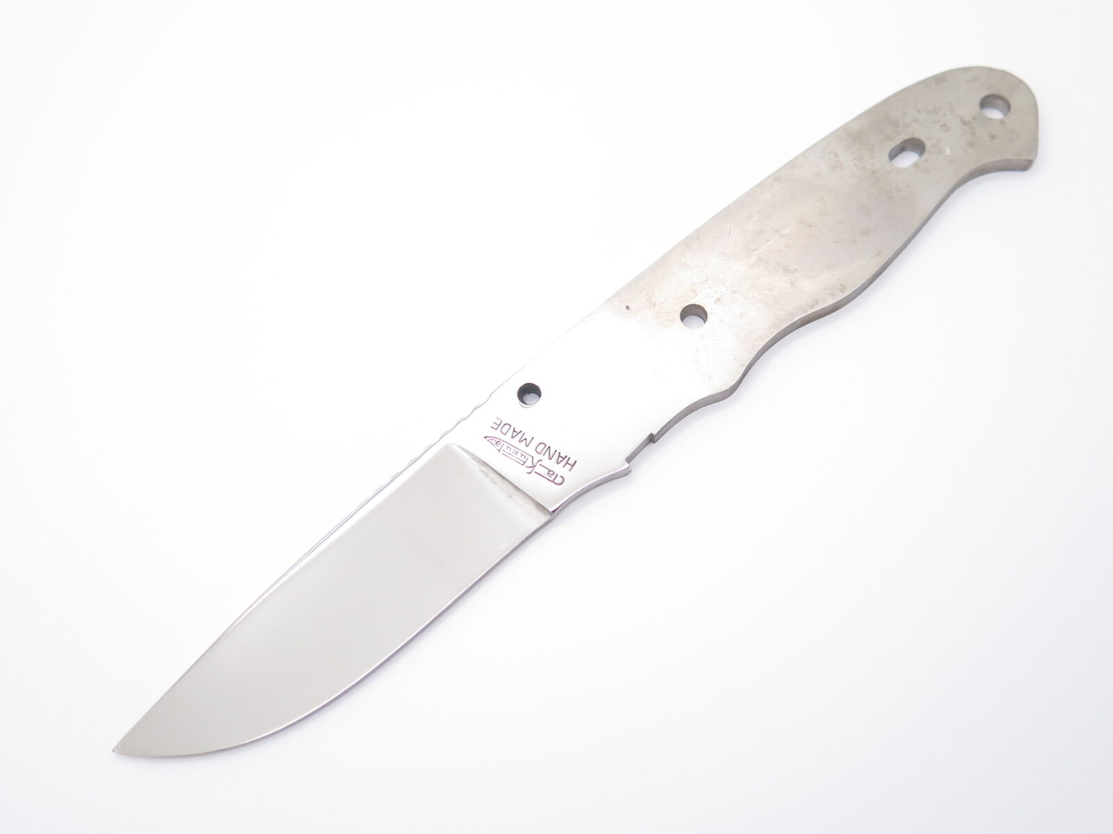 Vtg Tak Fukuta Hand Made Seki Japan Fixed Drop Point Hunting Knife Blade Blank