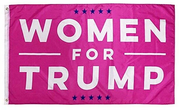 Women For Trump...2020...  3 x 5 Foot Flag...... + 1 Decal...WFT-1