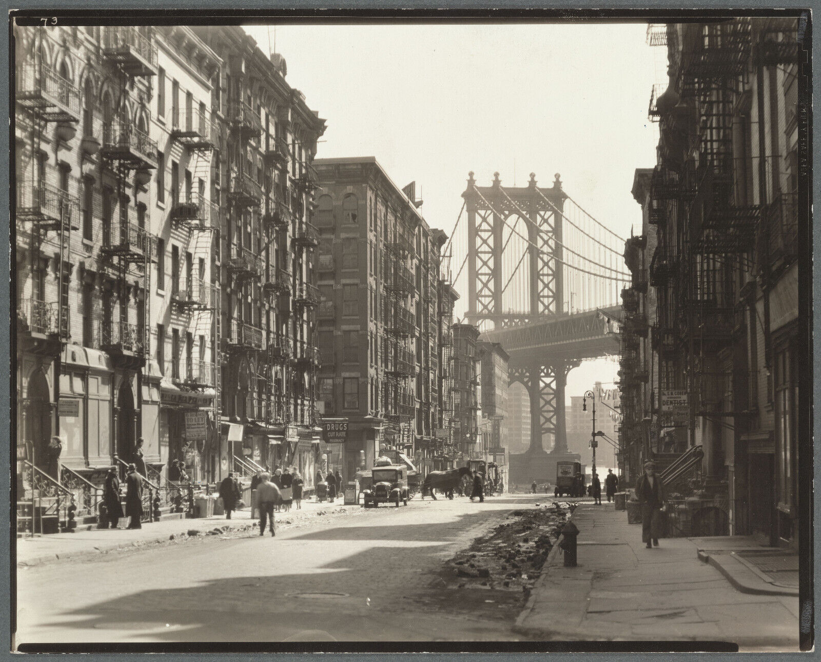 Old 8X10 Photo, 1930\'s Pike and Henry Streets New York City 58447223