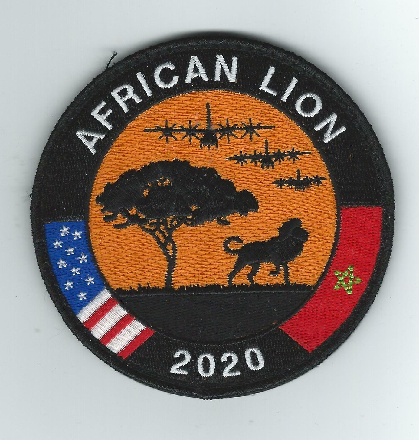 37th AIRLIFT SQUADRON "AFRICAN LION 2020" patch