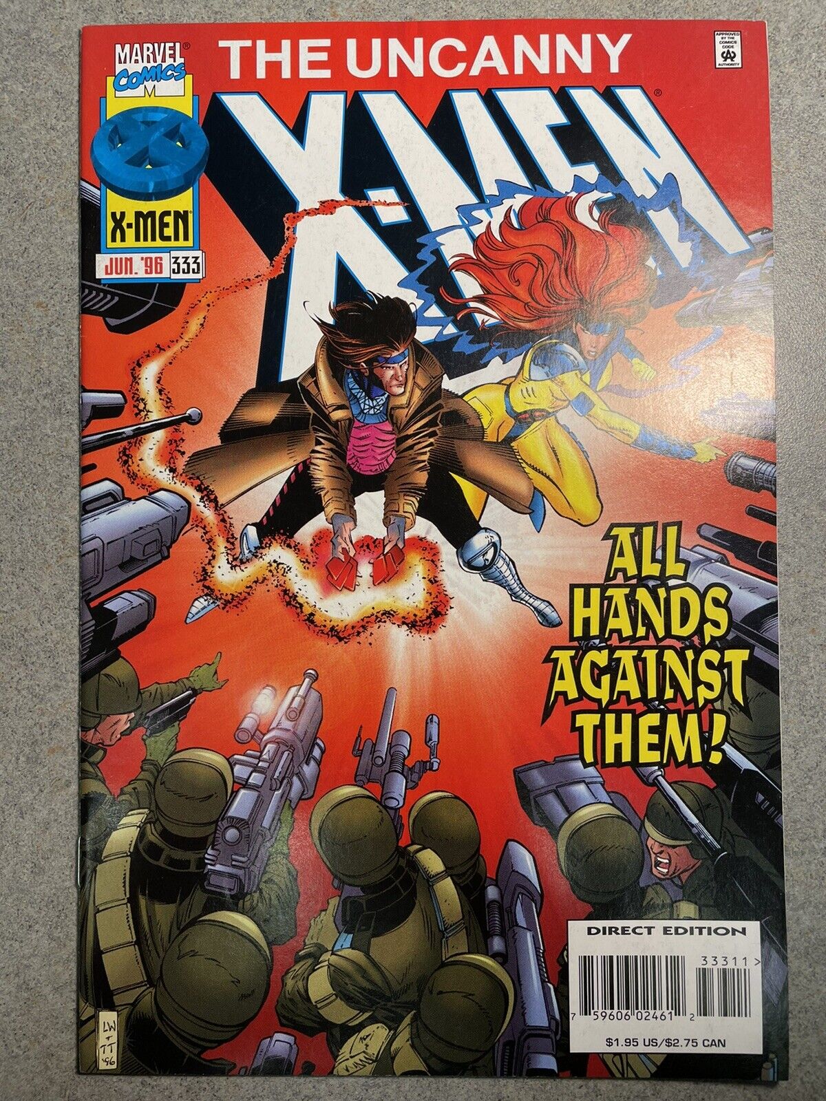 THE UNCANNY X-MEN #333 (1996) KEY 1ST FULL APPEARANCE OF BASTION