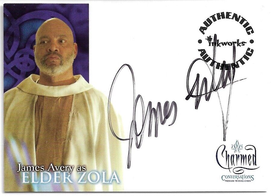 Charmed Conversations (Inkworks) ~ JAMES AVERY Auto/Autograph A-7 Elder Zola