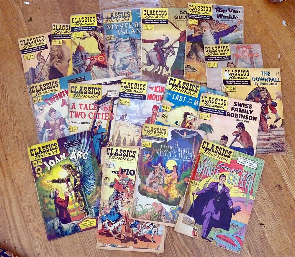 Classics Illustrated -- lot of 30 comics