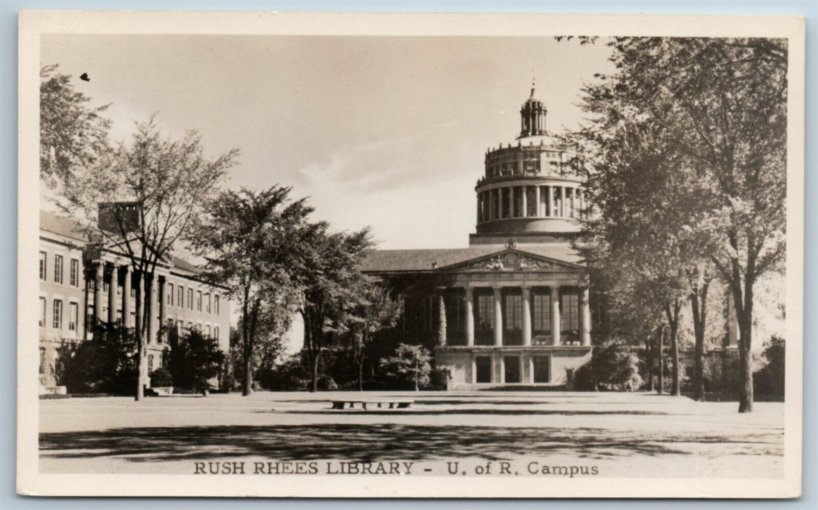 RPPC Rush Rhees Library University Of Rochester Campus New York Postcard M1K