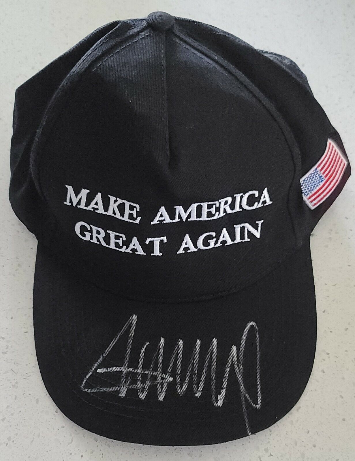 Donald Trump Hand-Signed Autographed MAGA Hat with Certificate of Authenticity