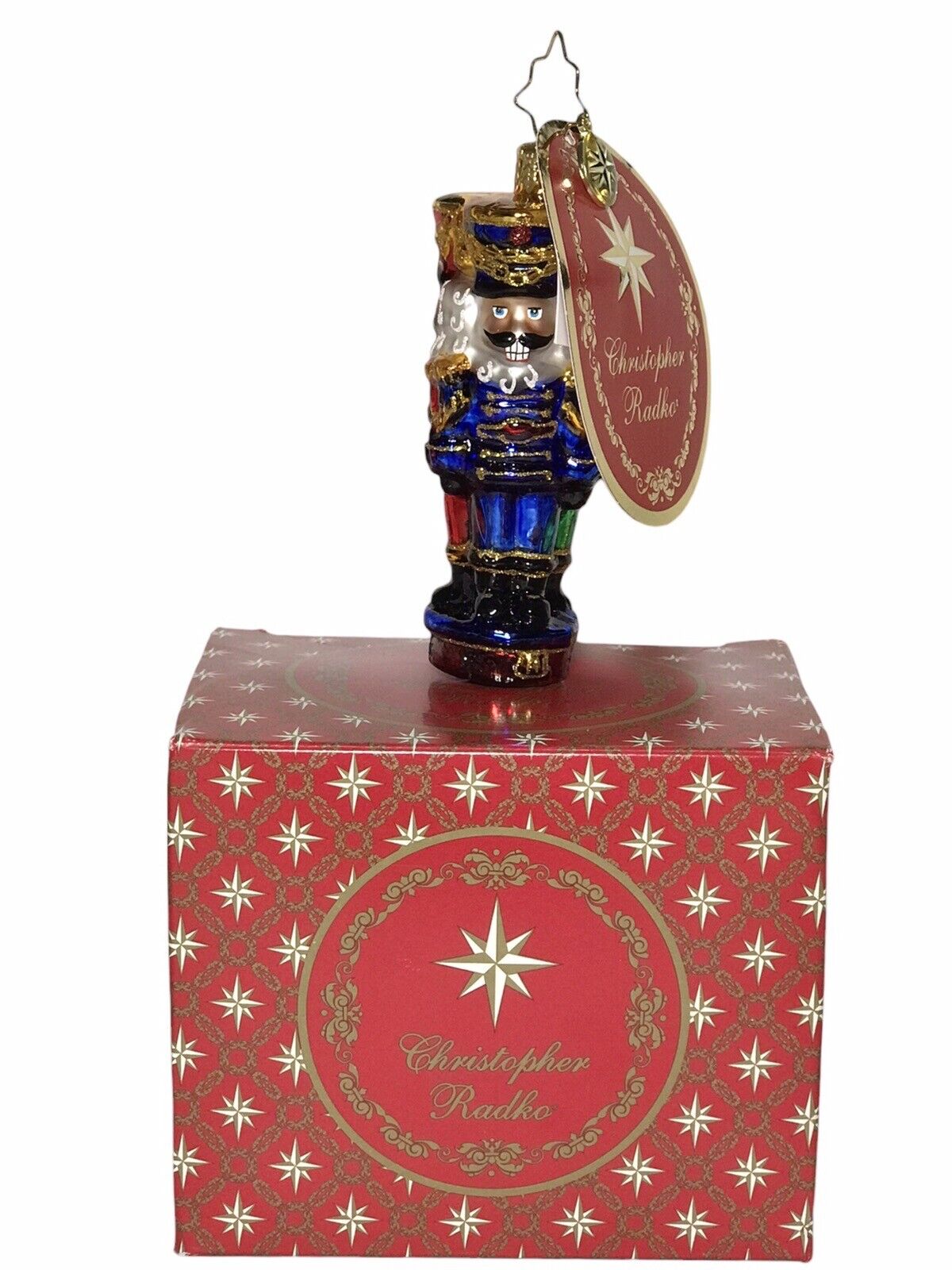 Christopher Radko THREE NUTTY KNIGHTS Gemstone Christmas Ornament 1021386 Poland