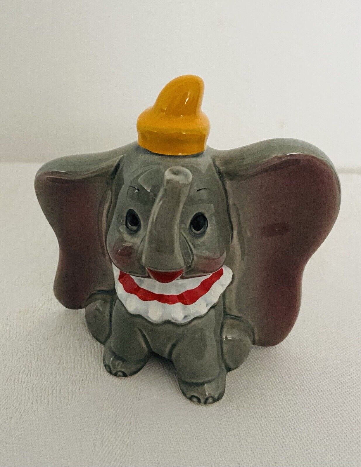 Vintage Walt Disney Productions Japan Dumbo Porcelain Ceramic Figurine 3.5”