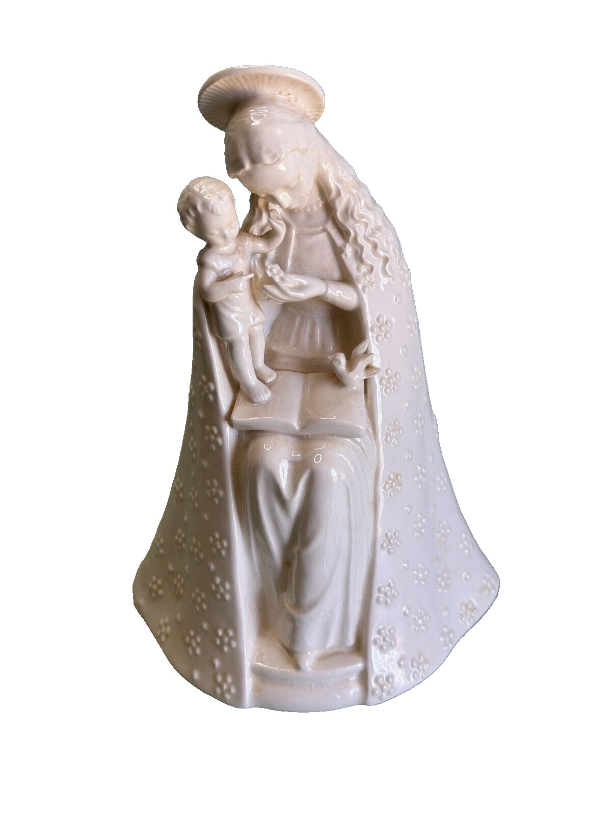 Hummel Goebel 'Sitting Flower Madonna' Figurine With Toddler Jesus C1956