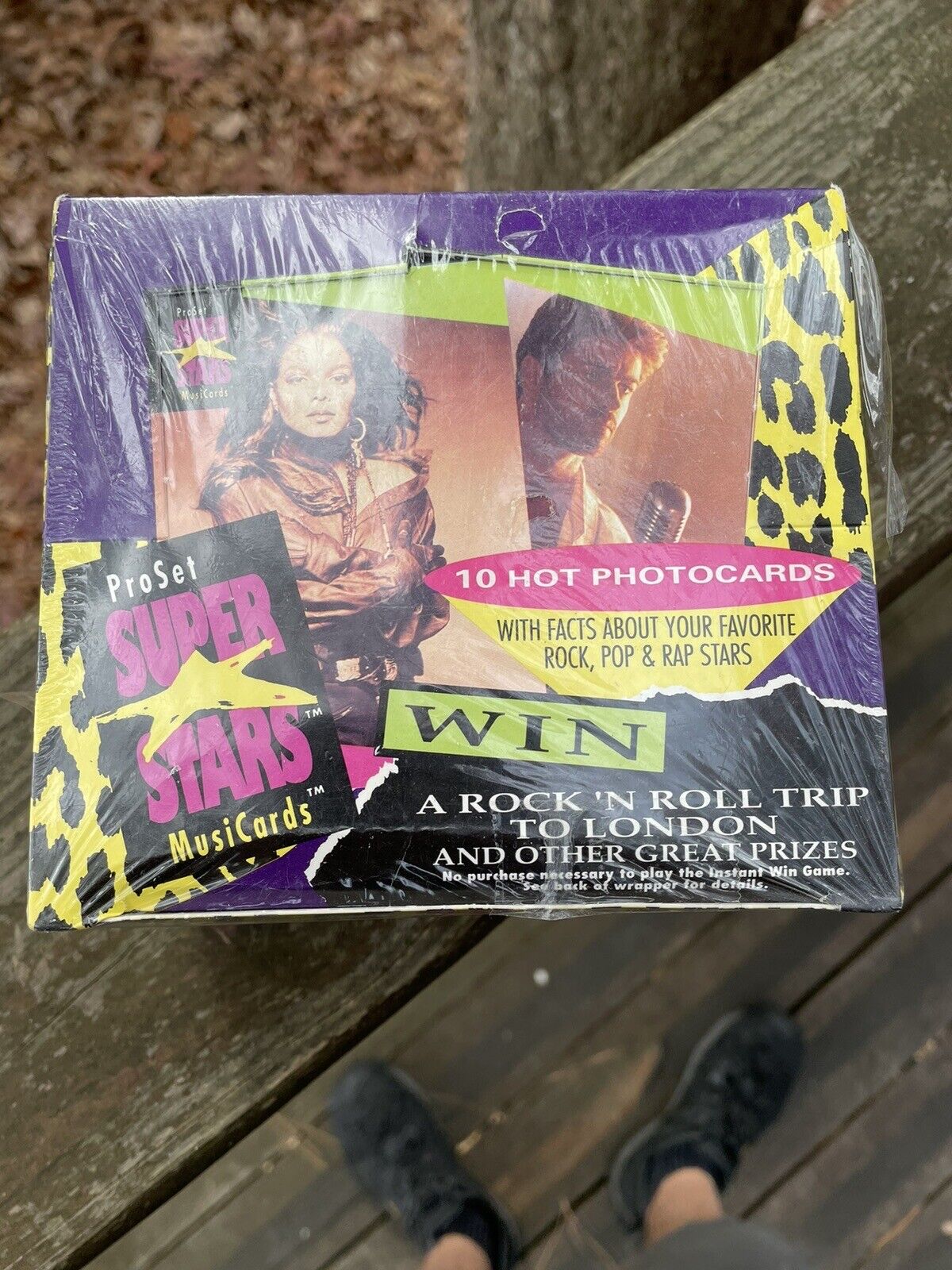 1991 ProSet SUPER STARS & Rock Cards Factory Sealed Box - Rock/Pop/Rap Stars