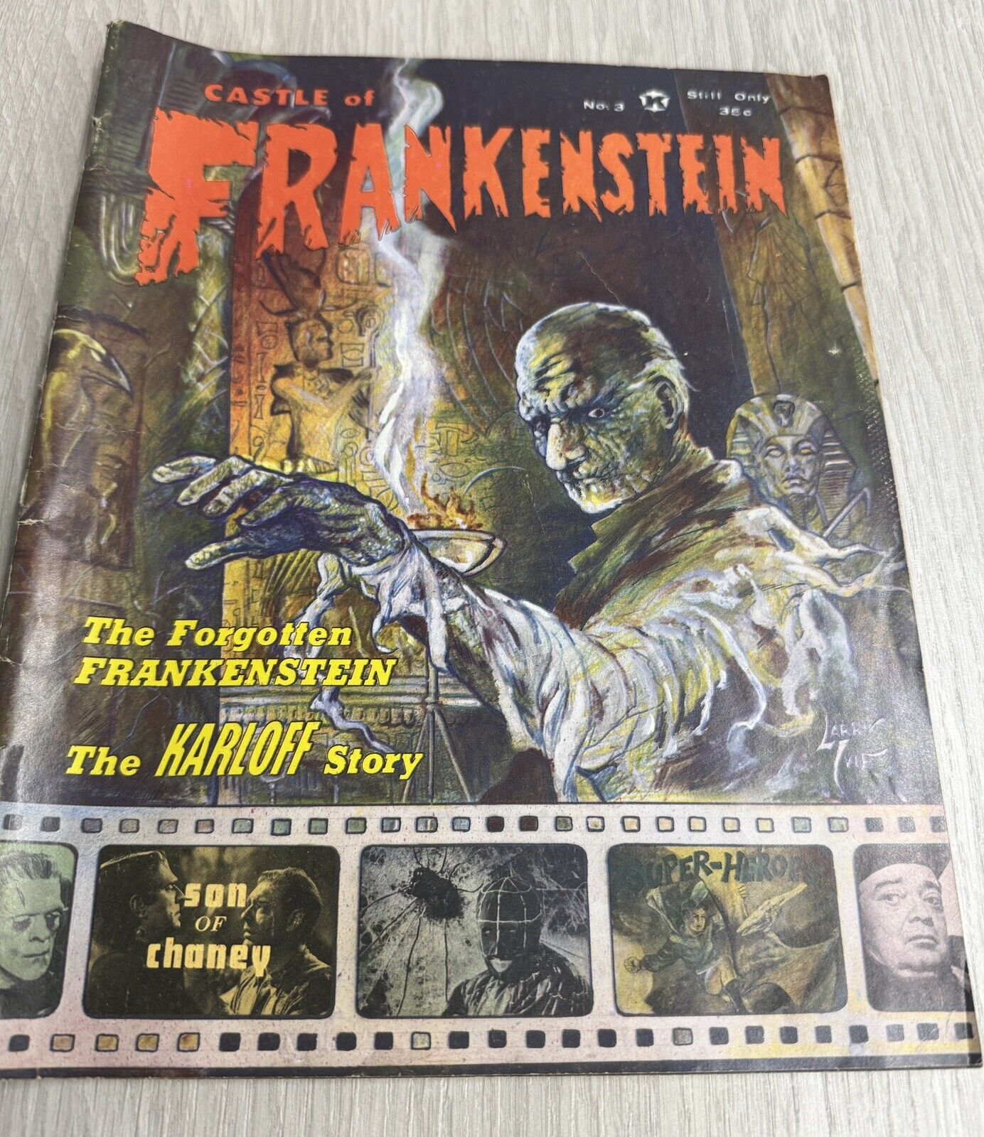 Castle of Frankenstein Magazine - The BORIS KARLOFF STORY