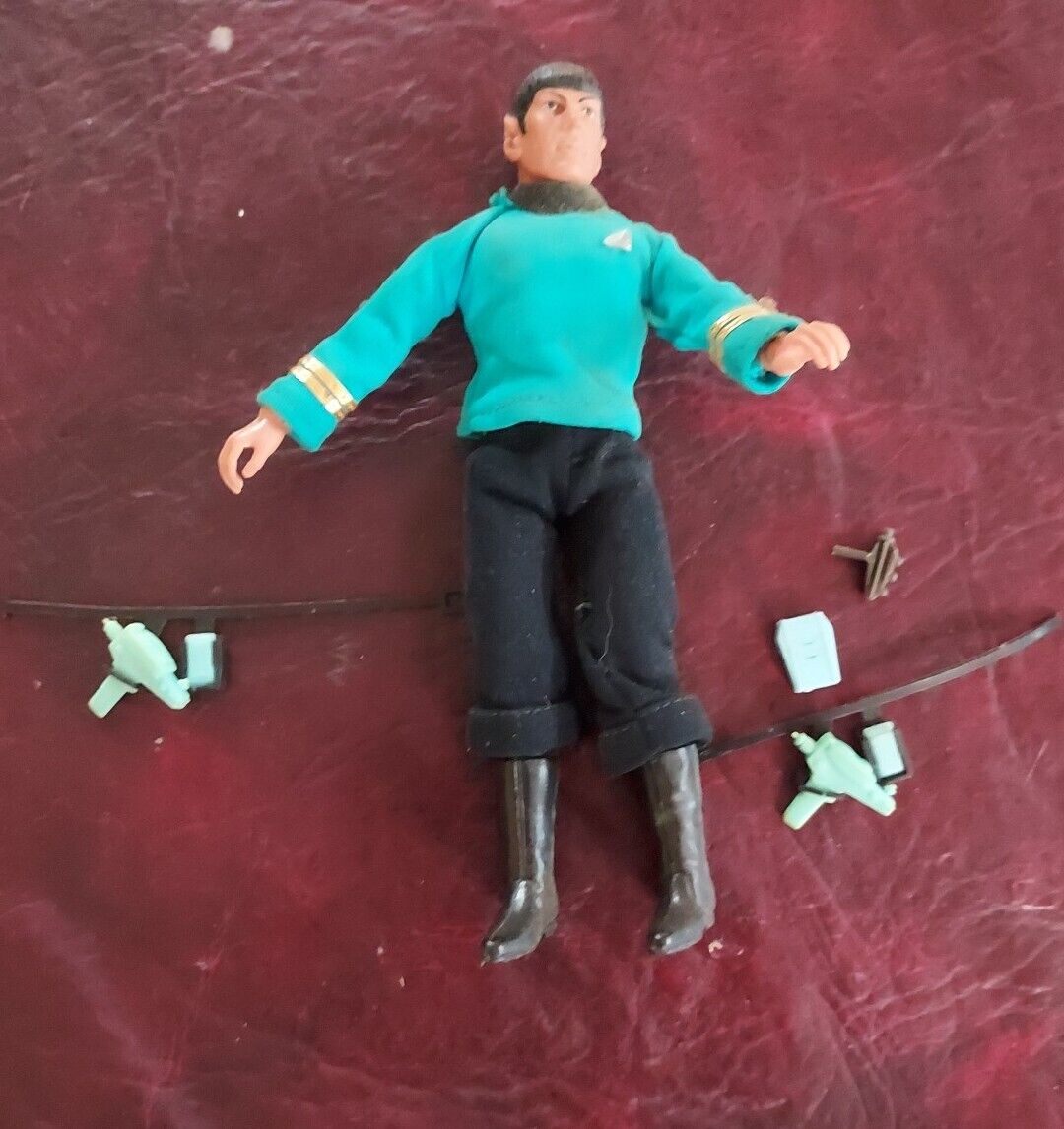 1974 Vintage Mego Star Trek Spock Figure / Doll 