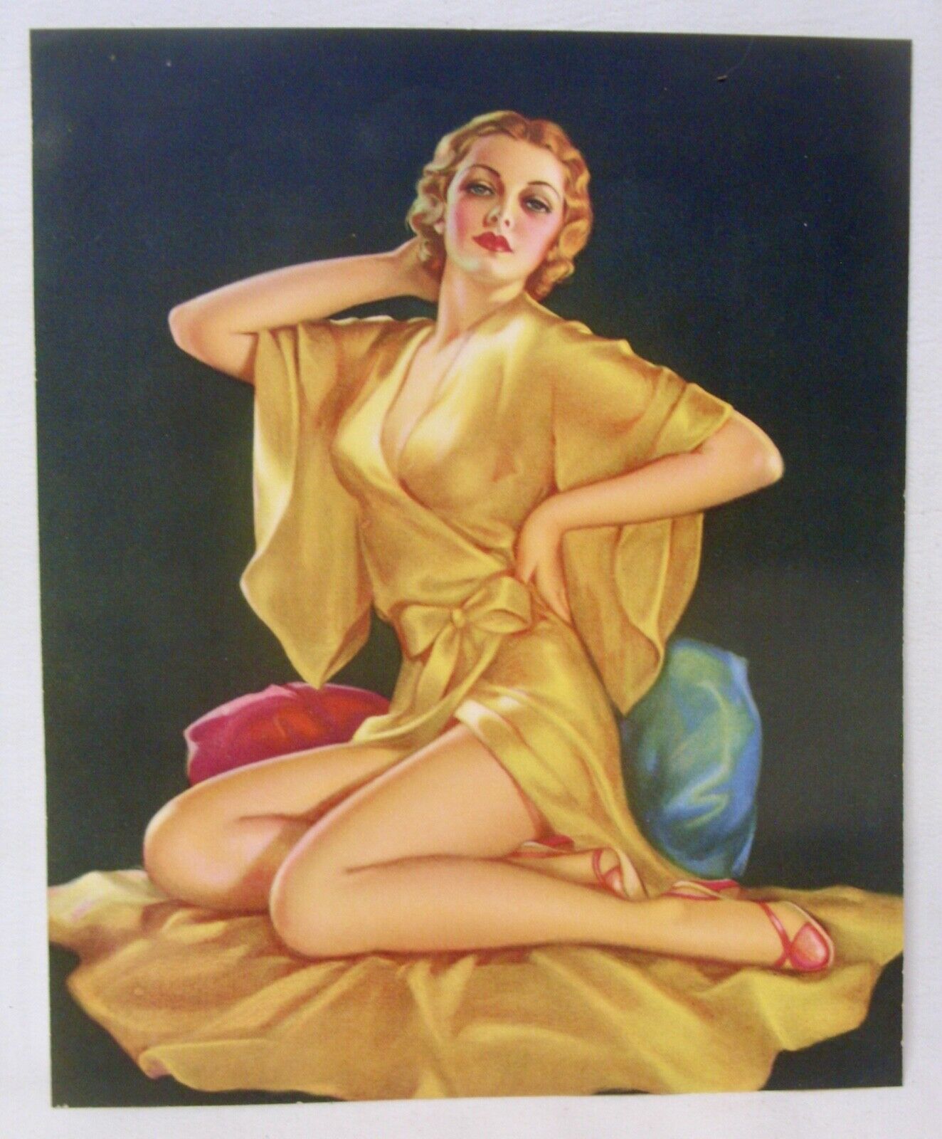 Vintage & Original PIN UP Art Deco Unidentified Artist & Title - EX