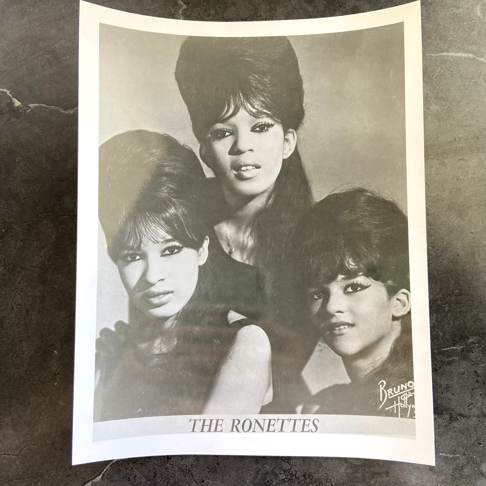 The Ronettes Ronnie Spector 8x10 Photo B&W Vintage (B24)
