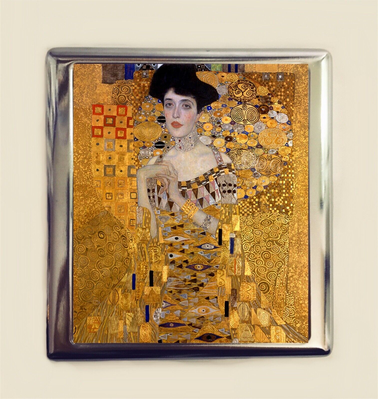Gustav Klimt Adele Cigarette Case Business Card ID Holder Wallet Art Nouveau