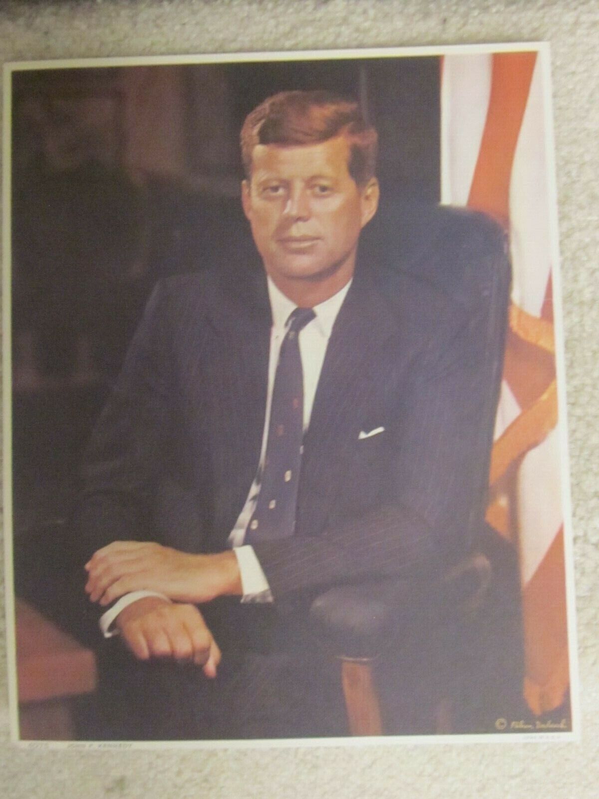 John F.Kennedy White House photo print-new\'old stock\',8 & 10 inches