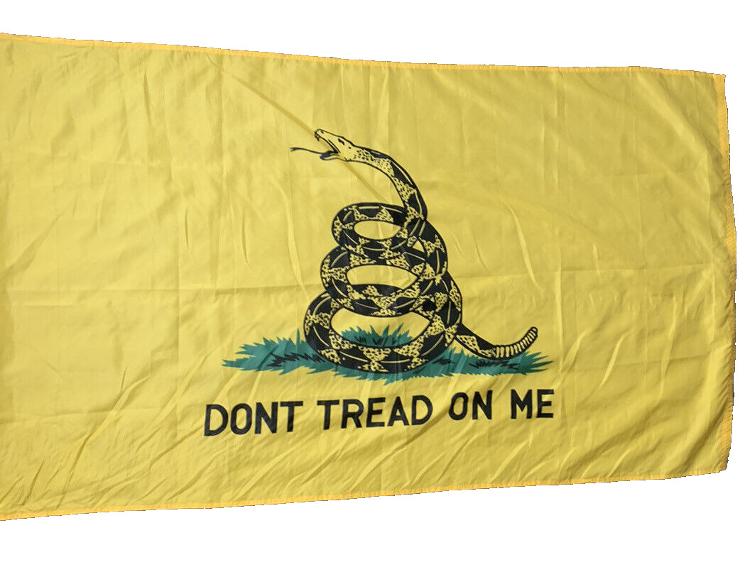 Don't Tread on Me Tea Party 3x5 Snake Flag