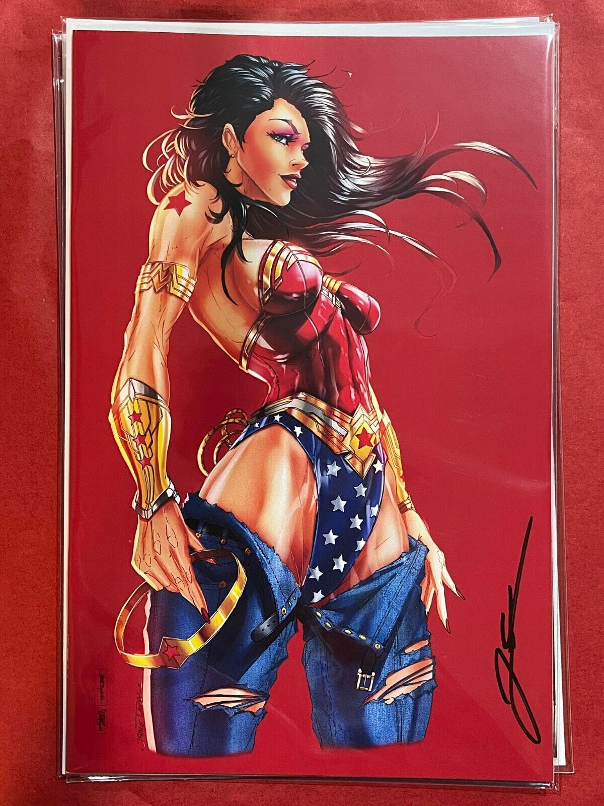 Wonder Woman Cosplay Variants Jamie Tyndall SIGNED WITH COA WW 4