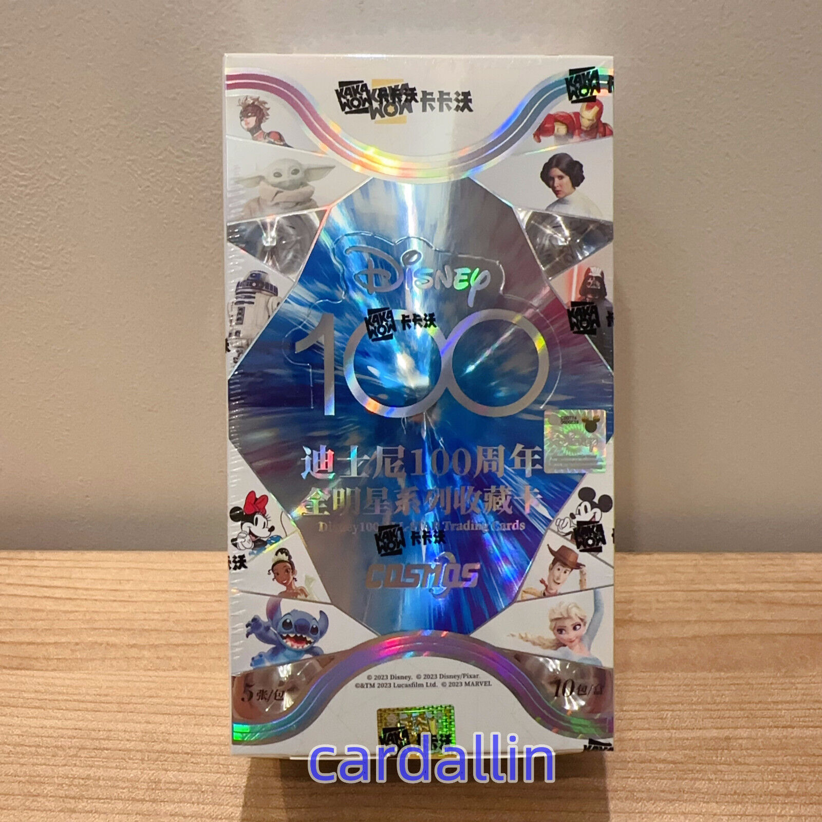 IN HAND 2024 Kakawow cosmos Disney 100 years trading collection Card Sealed box