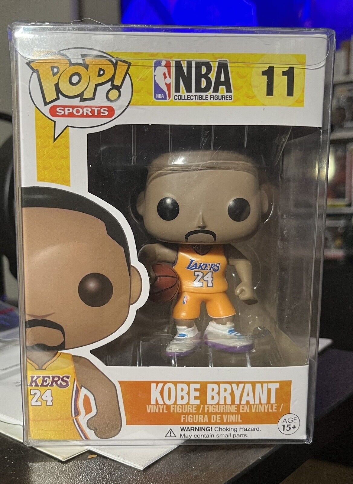 Kobe Bryant #11 Yellow Jersey 24 Kobe Funko (RARE)