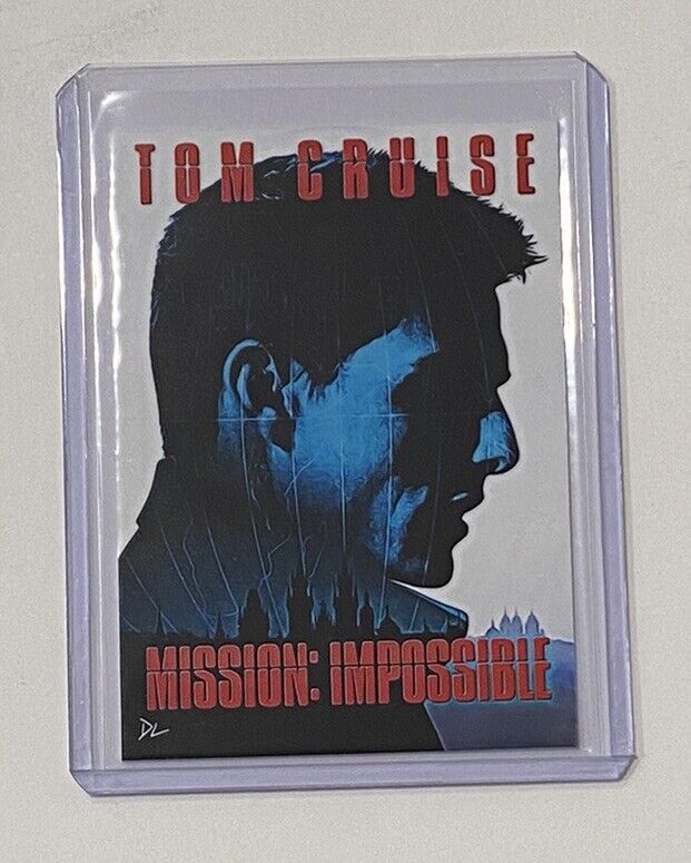 Mission Impossible Limited Edition Artist Signed Tom Cruise Trading Card 4/10