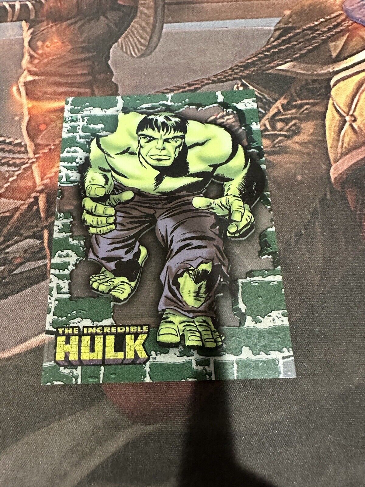 2003 Topps Marvel The Incredible Hulk Crystal Clear Hulk Incredible #1 of 5