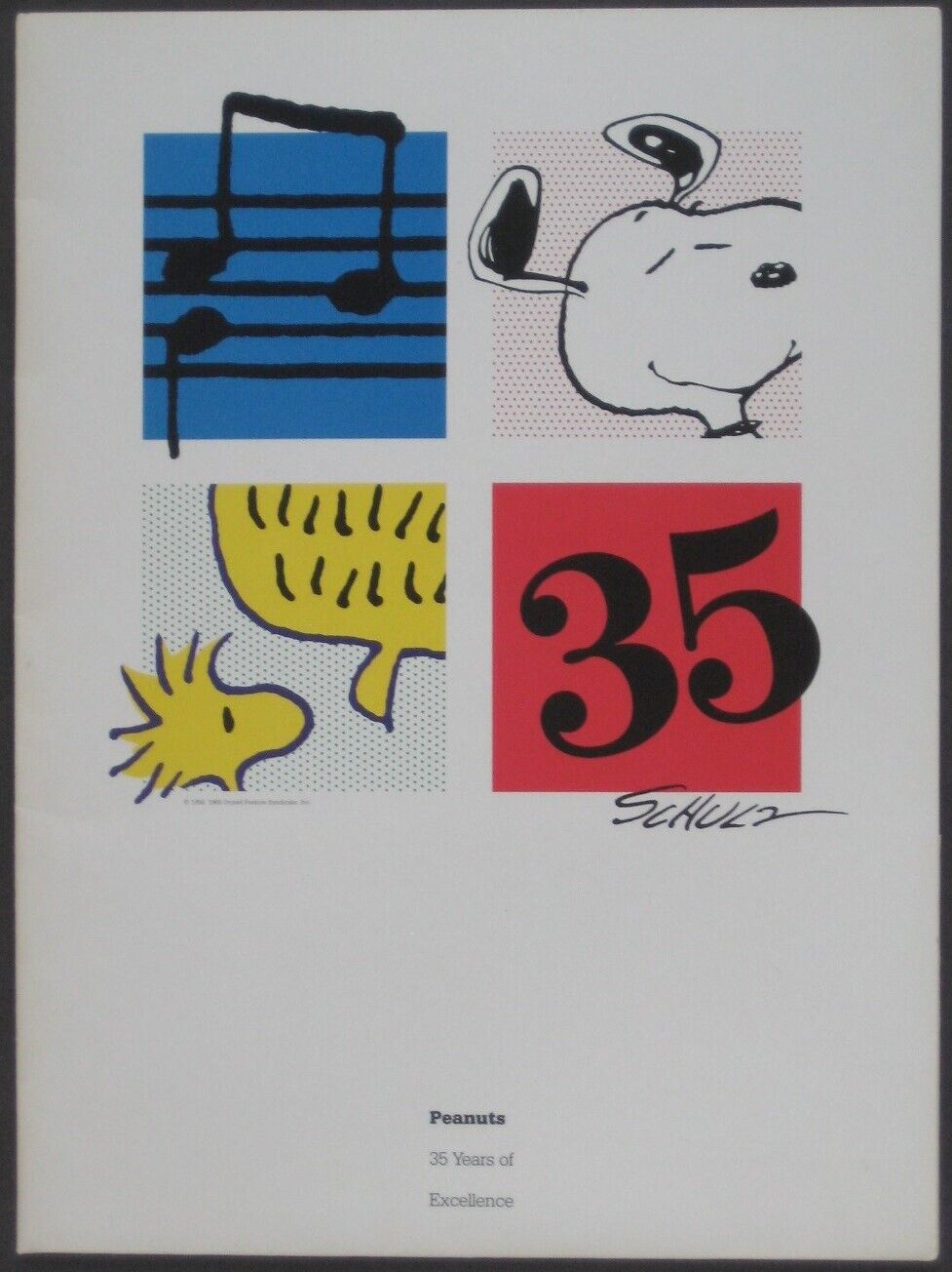 1985 Charles Schulz PEANUTS Comic Strip Scripps-Howard Media Presentation Folder