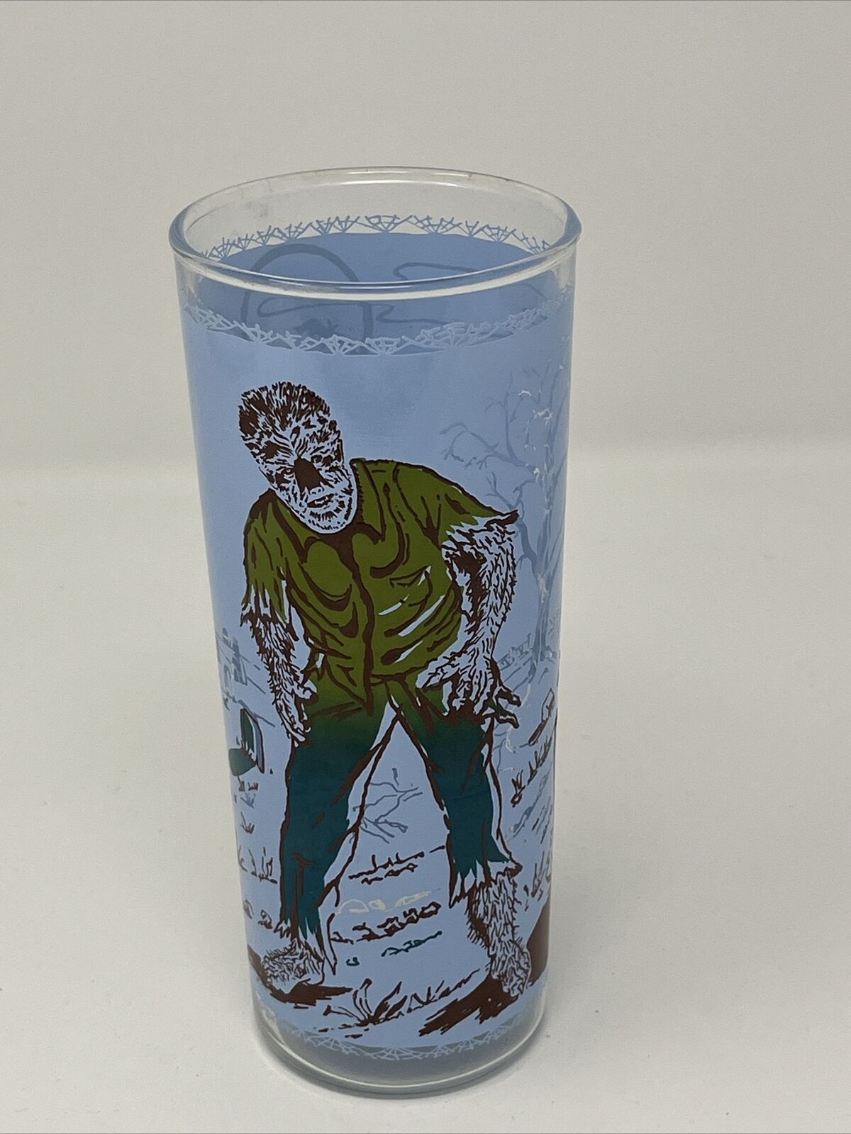 🔥🔥Vintage 1960’s WOLFMAN glass Universal Pictures Co.🔥🔥
