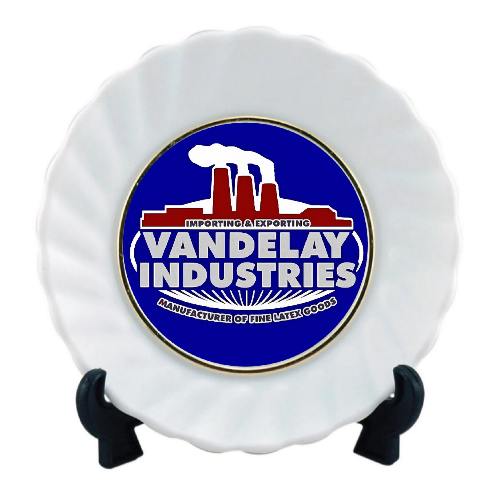 Vandelay Industries Seinfeld Ceramic Plate Limited Edition Numbered FREE stand