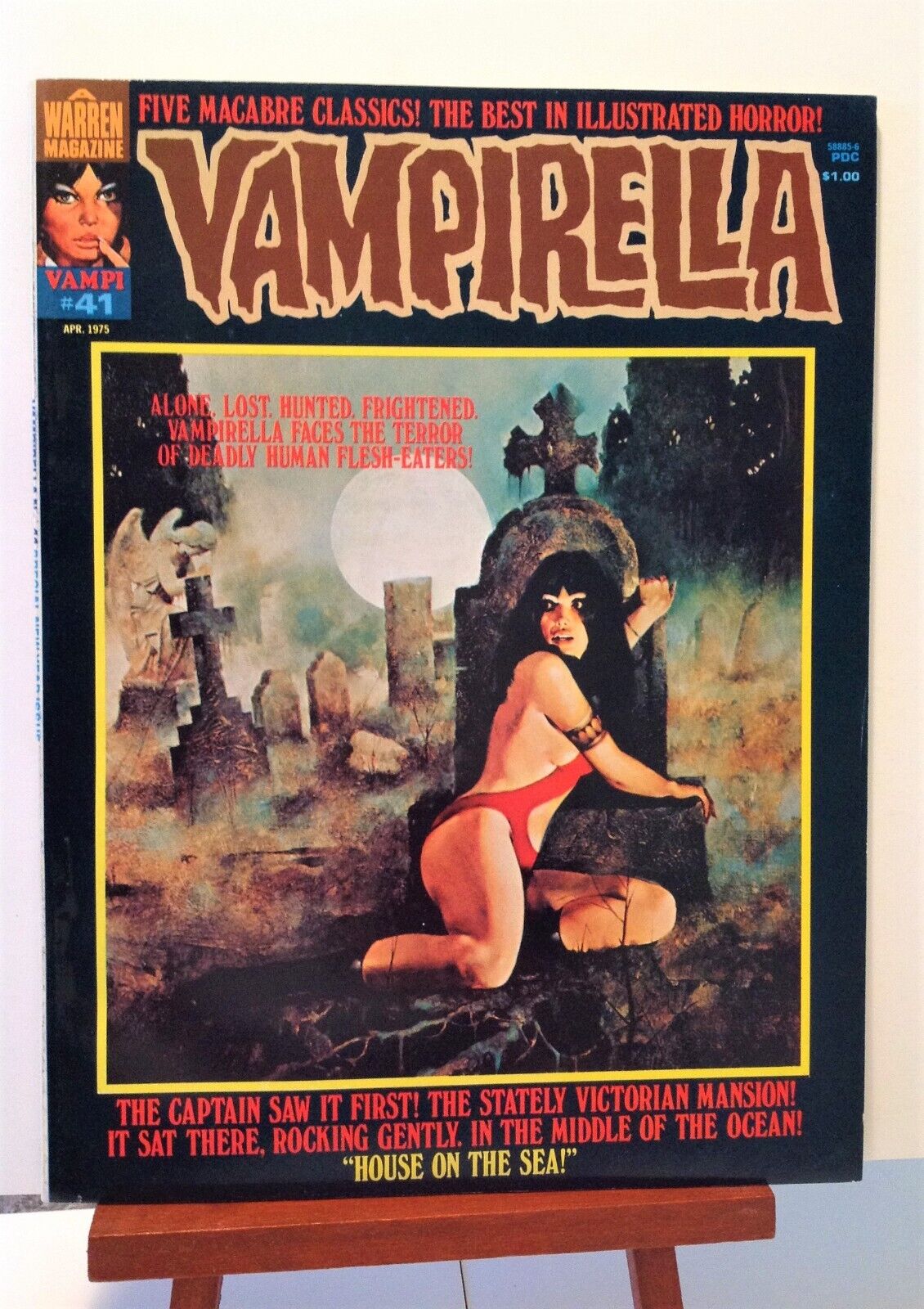 Vampirella #41 1975 Warren Magazine Higher Grade Dracula Story