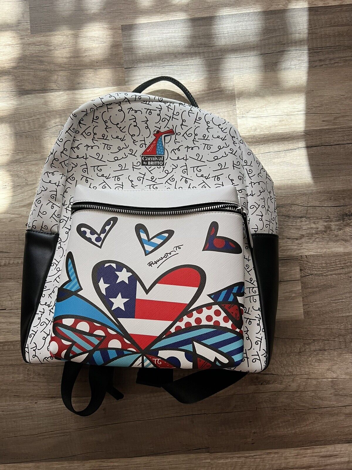 CARNIVAL by BRITTO, Cruise Backpack NWT Romero Britto Pop Artist SOLD OUT