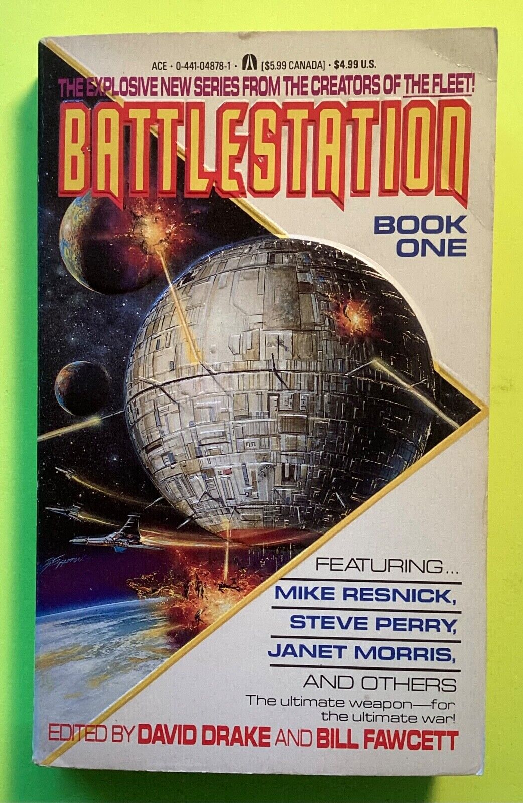 Battlestation Book 1 Paperback series David Drake 1992 SF sci-fi 1st ed Ace book