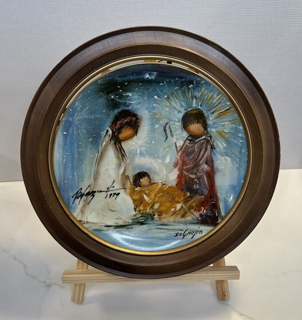 Ted DeGrazia Signed/Dated Print/10”Round/Beautifully framed