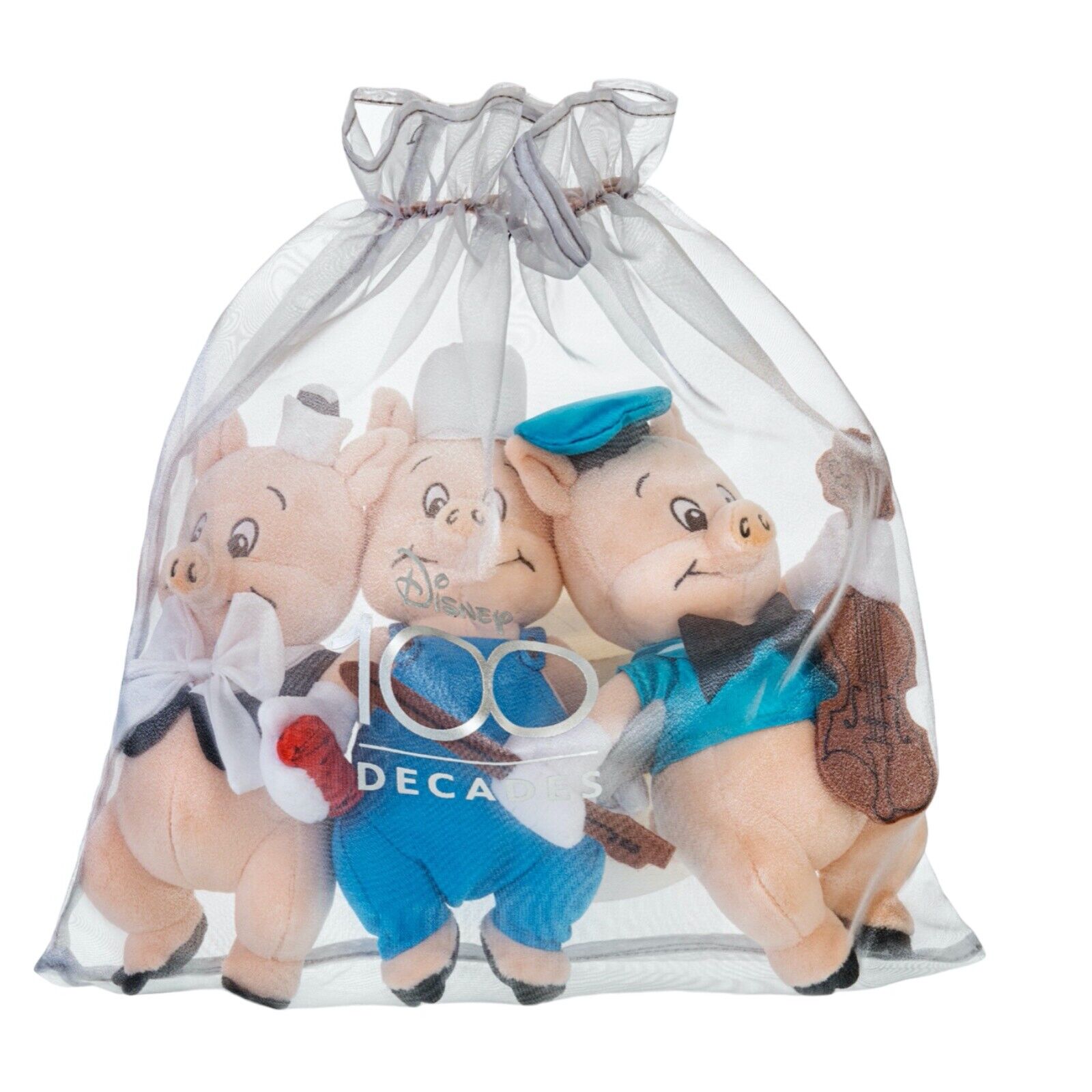 2023 Disney Disney100 Decades Collection The Three Little Pigs Plush Set