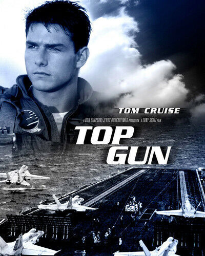 TOP GUN Tom Cruise 24x30 inch movie poster Maverick and Jets
