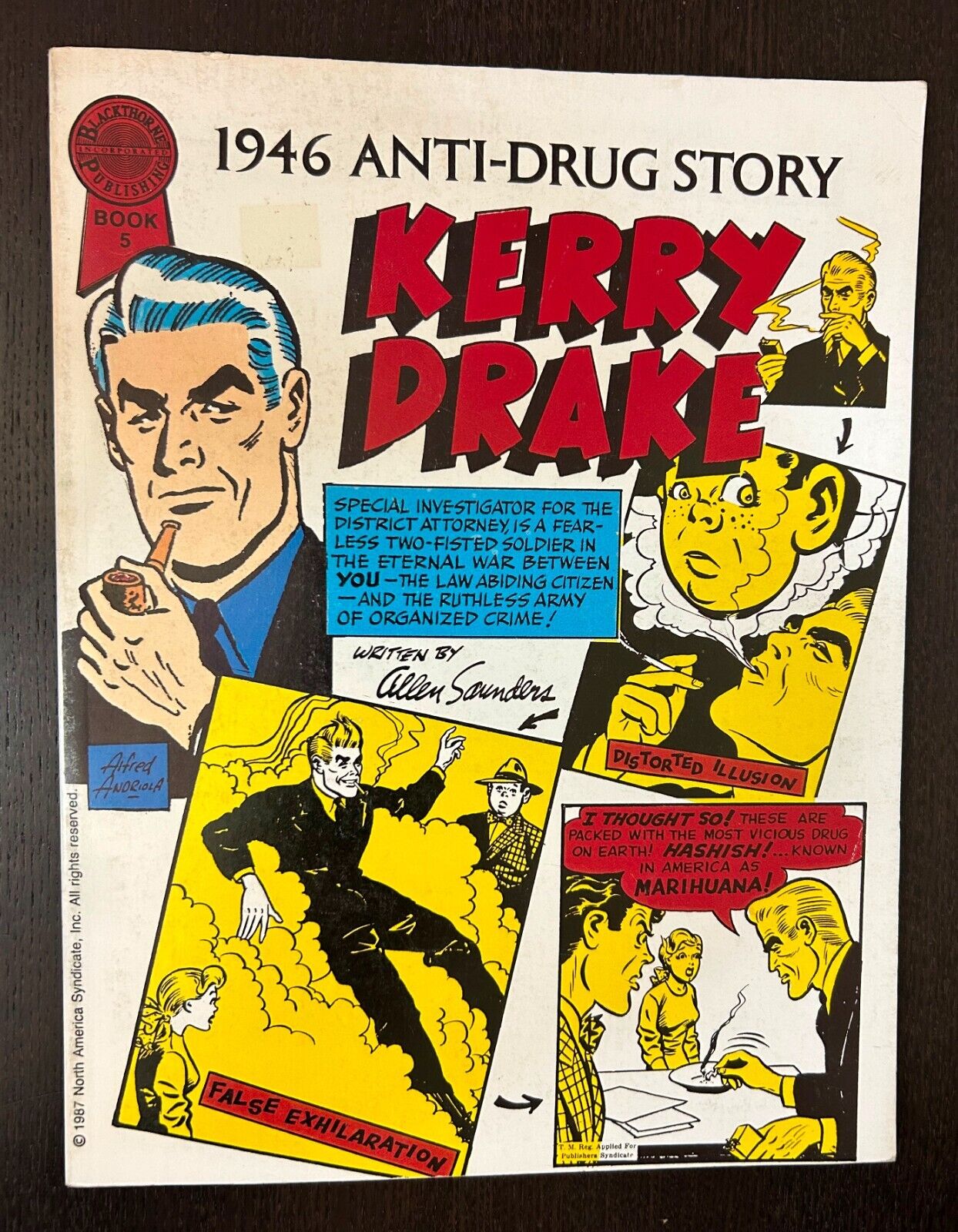 KERRY DRAKE DETECTIVE STORIES Volume 5 GN (Blackthorne Comics 1987) -- VF