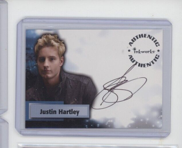 2008 SMALLVILLE INKWORKS JUSTIN HARTLEY GREEN ARROW AUTO AUTOGRAPH THIS IS US SP