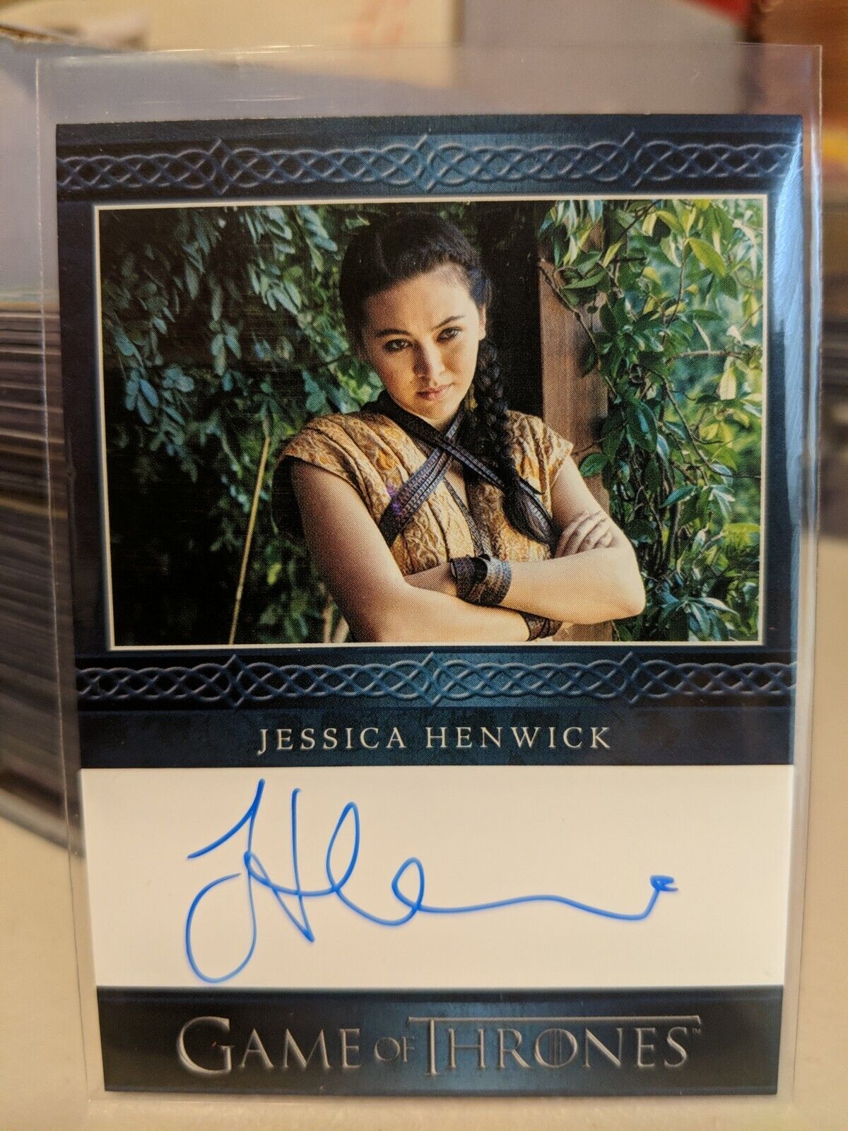 Game Of Thrones Complete Series Vol 2 Jessica Henwick Autograph Card Blue L 2022