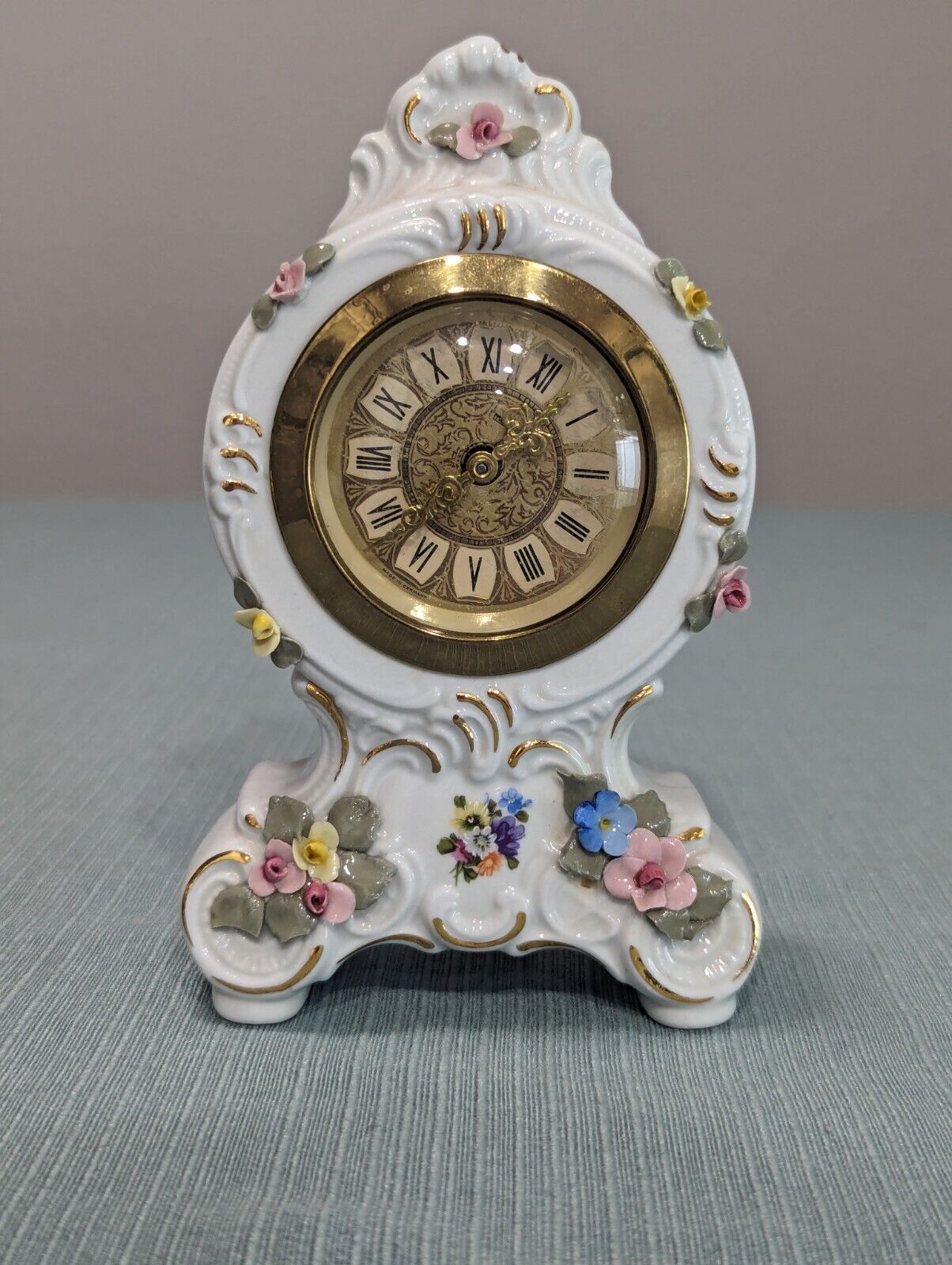 Vintage Dresden Wind Up Clock