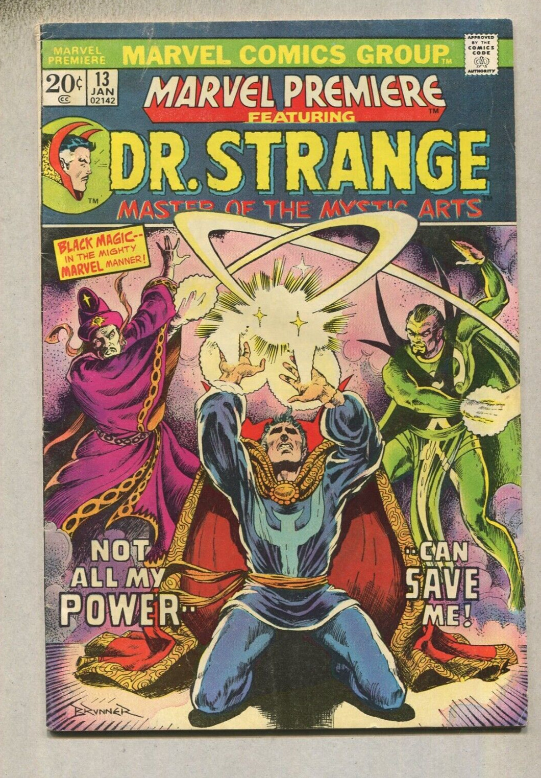 Marvel Premiere: Dr. Strange #13 VG/FN   Black Magic    Marvel Comics D1