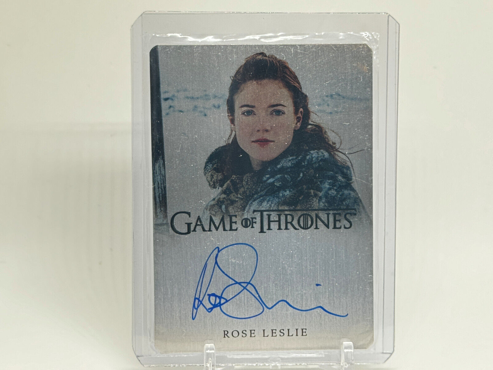 2023 Game Of Thrones Art & Images Rose Leslie as Yrgitte Autograph Metal 14/55