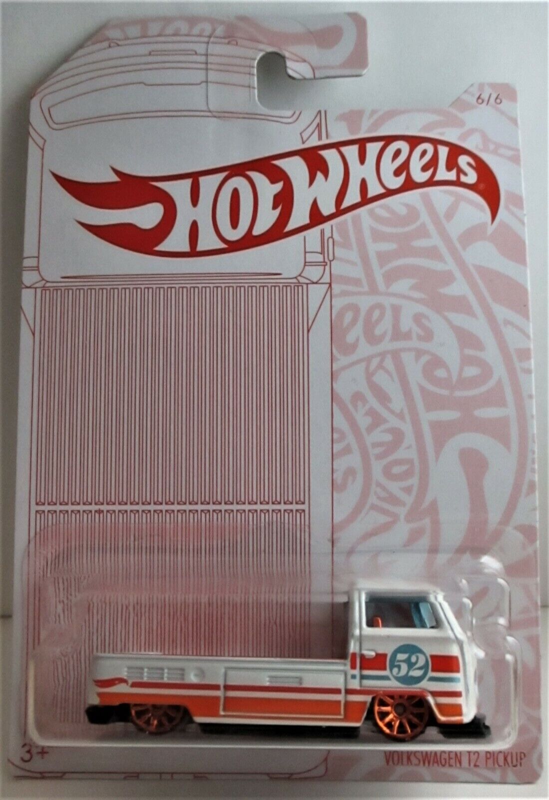 2020 Hot Wheels VW 52 Anniversary Pearl Chrome VOLKSWAGEN T2 Pick up on Card for sale online 